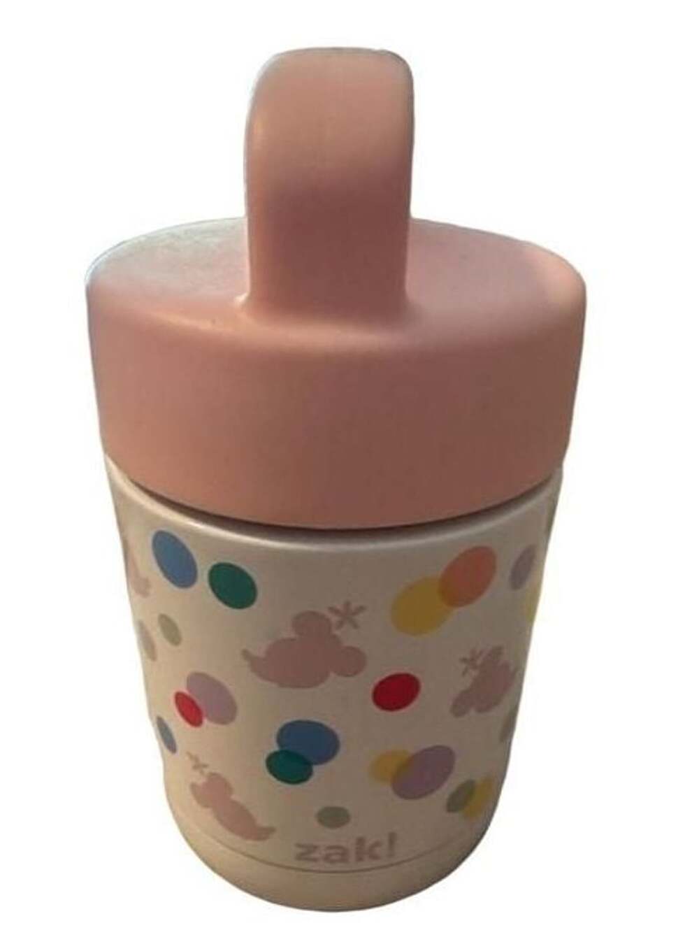 Zak Designs Minnie Mouse Food Jar 12 Oz Pink White